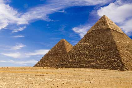 Egipt - piramidy w Gizie